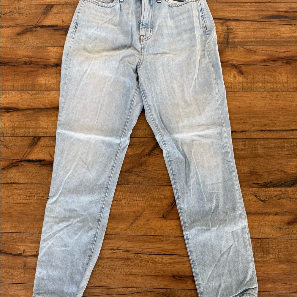 Madewell Light Wash Straight Leg Jeans